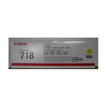 TONER CANON 718 YELLOW