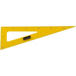 EQUERRE PLASTIQUE JAUNE POUR ENSEIGNANT 45Ã€Â° 60 cm 1101  ARDA
