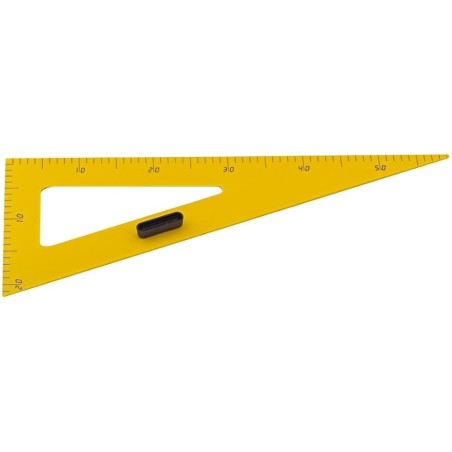 EQUERRE PLASTIQUE JAUNE POUR ENSEIGNANT 45Ã€Â° 60 cm 1101  ARDA