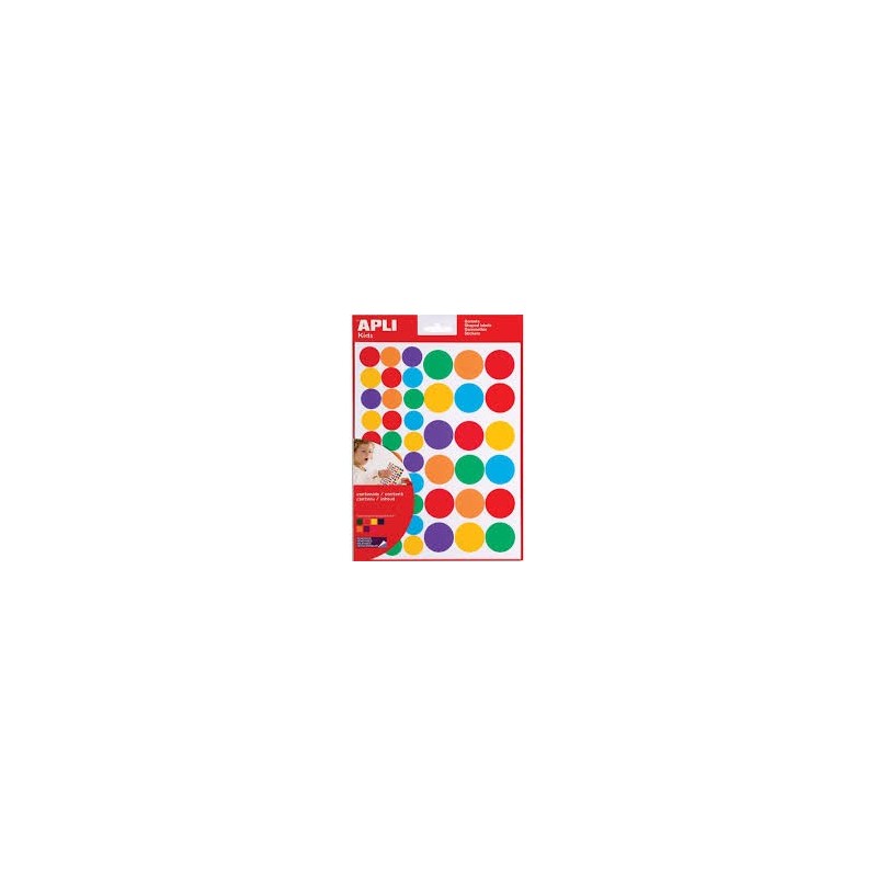 GOMMETTES ECOLIER ASSORTIES ETUI DE 20 PCS 00706  APLI