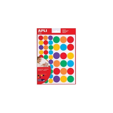 GOMMETTES ECOLIER ASSORTIES ETUI DE 20 PCS 00706  APLI