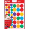 GOMMETTES ECOLIER ASSORTIES ETUI DE 20 PCS 00706  APLI