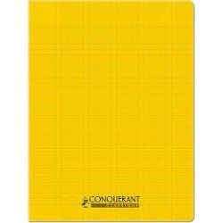 CAHIER 192 PAGES A4 21x29.7cm SEYES POLYPRO 70G JAUNE 105383  HAMELIN
