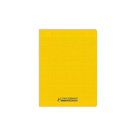 CAHIER 192 PAGES A4 21x29.7cm SEYES POLYPRO 70G JAUNE 105383  HAMELIN