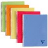 CAHIER 300PAGES A5 17x22cm SEYES A SPIRALE POLYPRO EK31082  SOTEFI