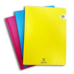 CAHIER 400 PAGES A4 21x29.7cm SEYES POLYPRO 60G EK24122  SOTEFI