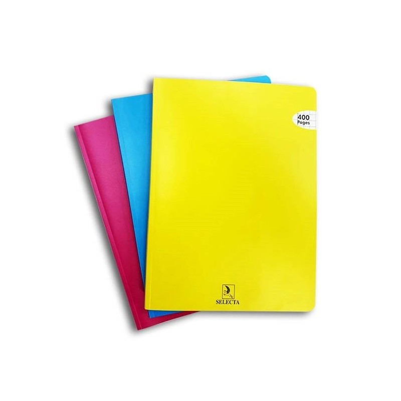 CAHIER 400 PAGES A4 21x29.7cm SEYES POLYPRO 60G EK24122  SOTEFI