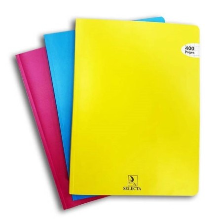 CAHIER 400 PAGES A4 21x29.7cm SEYES POLYPRO 60G EK24122  SOTEFI