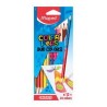 CRAYONS BICOLORES MAPED DUO COLOR'PEPS 12 24 COLORS