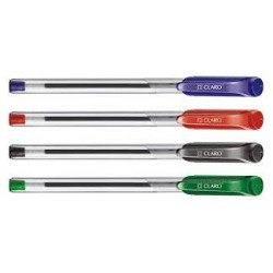STYLO A BILLE COULEUR ASSORTIE CLARO TRION+ 1.0mm