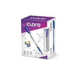 STYLO A BILLE CLARO 1.0mm TRION GRIP ROUGE