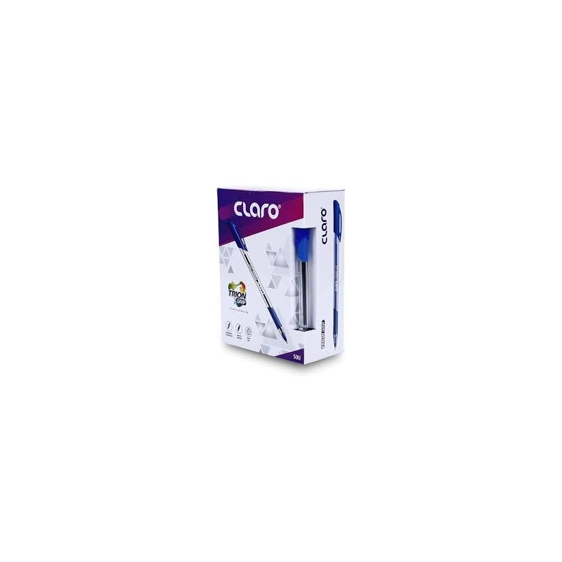 STYLO A BILLE CLARO 1.0mm TRION GRIP BLEU