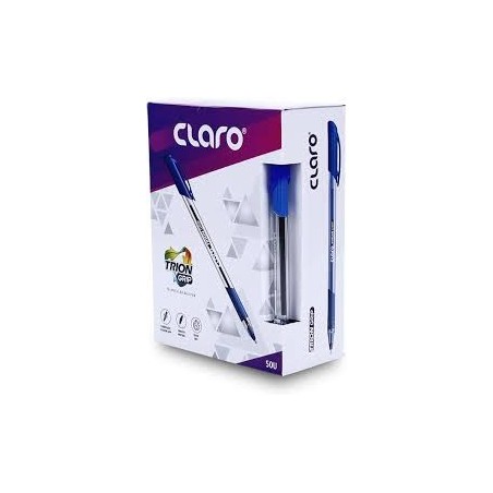 STYLO A BILLE CLARO 1.0mm TRION GRIP BLEU
