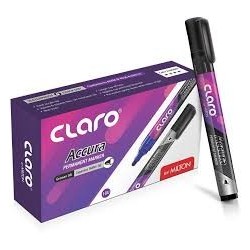 MARQUEUR CLARO PERMANENT NOIR POINTE OGIVE