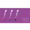 MARQUEUR CLARO NOIR TABLEAU BLANC POINTE OGIVE