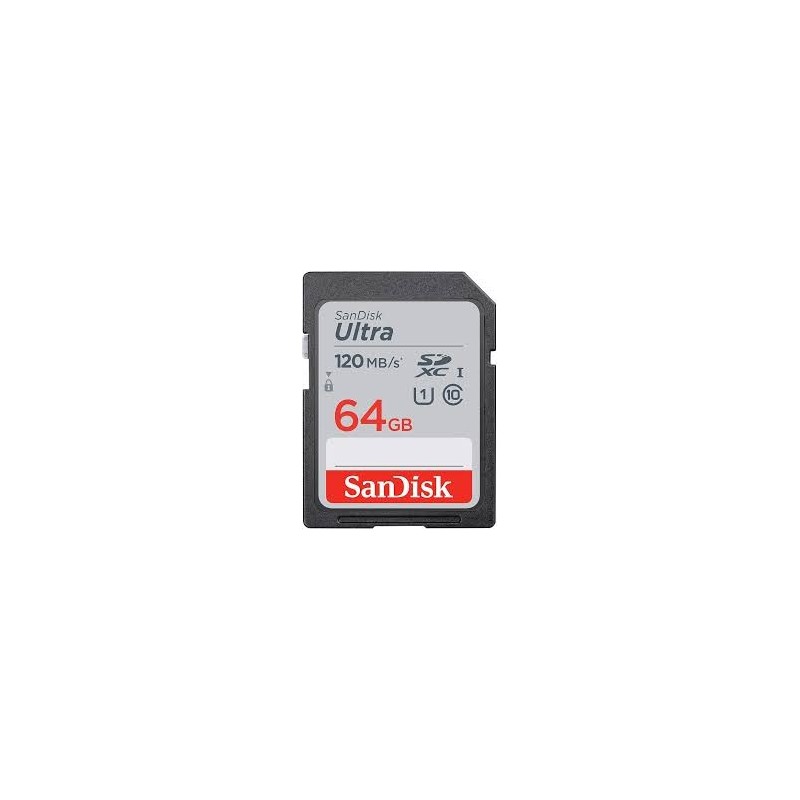CARTE MEMOIRE 64GB SANDISK 120MB/S