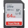 CARTE MEMOIRE 64GB SANDISK 120MB/S