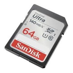 CARTE MEMOIRE 64GB SANDISK 140MB/S