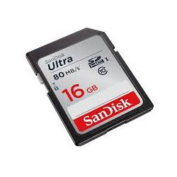 CARTE MEMOIRE 16GB SD SANDISK