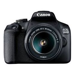 APP.PHO CANON EOS 2000D+ OBJECTIF EF-S 18-55mm IS II + SAC A DOS+C.SD