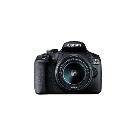 APP.PHO CANON EOS 2000D+ OBJECTIF EF-S 18-55mm IS II + SAC A DOS+C.SD