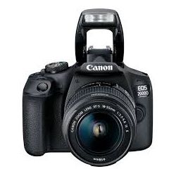 APP.PHO CANON EOS 2000D+ OBJECTIF EF-S 18-55mm IS II + SAC A DOS+C.SD